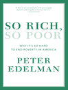 Cover image for So Rich, So Poor